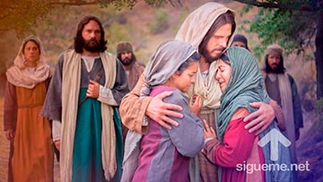 Jesús consuela sufriendo con los que sufren