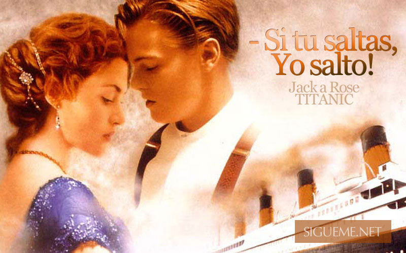 Imagen de Jack y Rose de la Pelicula Titanic