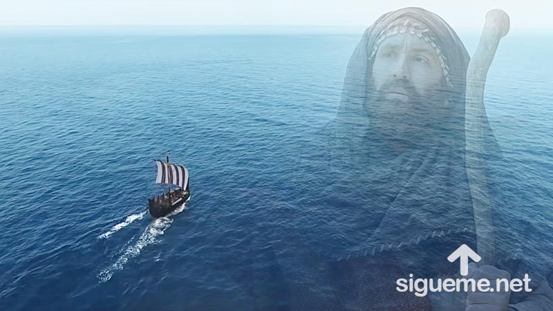 Jonás se levantó para huir de la presencia de Jehová a Tarsis, y descendió a Jope, y halló una nave que partía para Tarsis