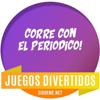 ilustración del juego Corre con el Periodico