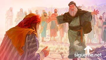 Jocob y Esau se reencuentran y se reconcilian