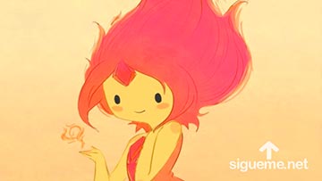Ilustracion de la Princesa de Fuego